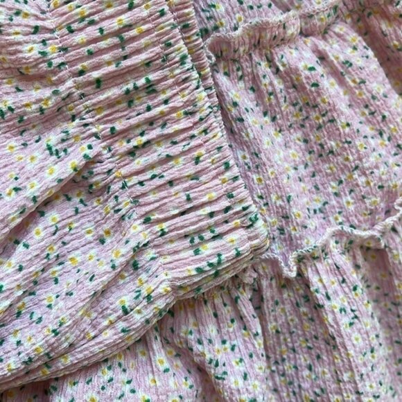 Zara girls floral skirt in pink size youth 7 - Picture 9 of 9